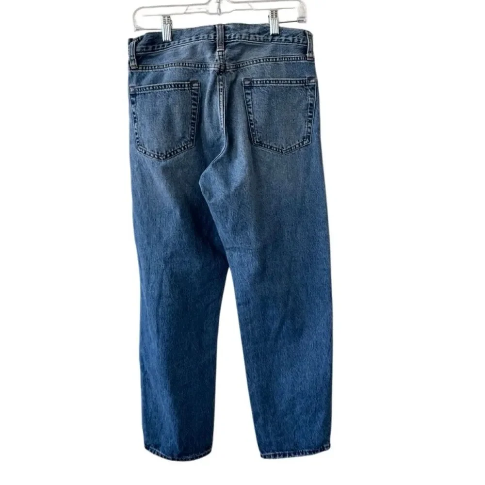 J Crew Classic Relaxed 100% Cotton Blue Denim Jeans SZ 29